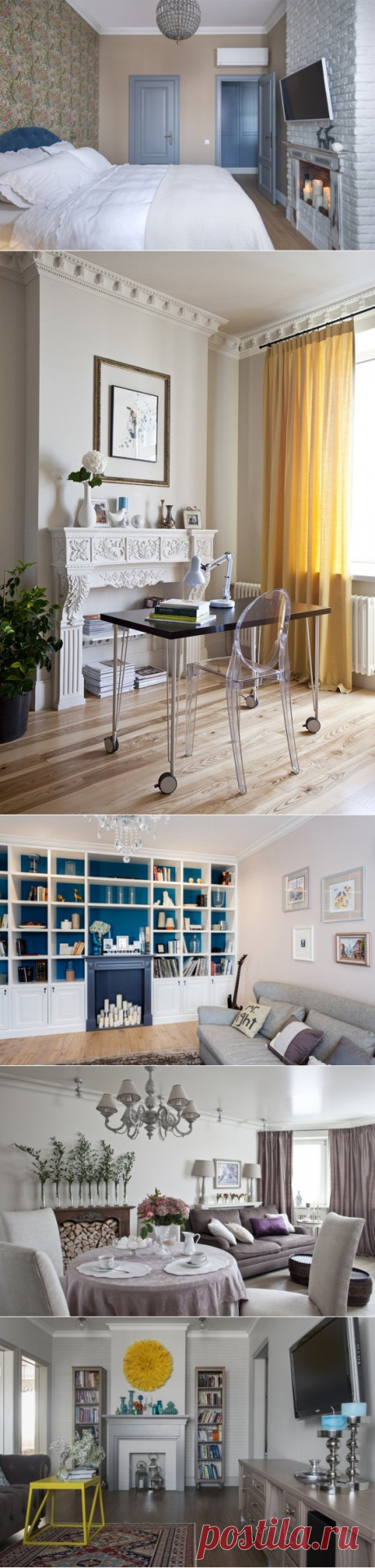 Как оформить фальшкамин: 10 идей от российских дизайнеров | Свежие идеи дизайна интерьеров, декора, архитектуры на InMyRoom.ru