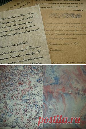 Старим бумагу и делаем фон для фото своего магазина - Ярмарка Мастеров - ручная работа, handmade