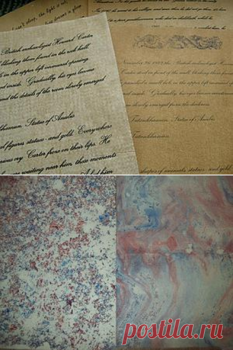 Старим бумагу и делаем фон для фото своего магазина - Ярмарка Мастеров - ручная работа, handmade