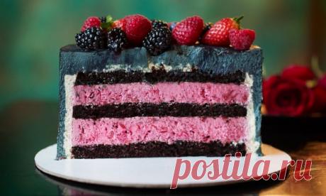 Шоколадно-вишневый торт | HomeBaked