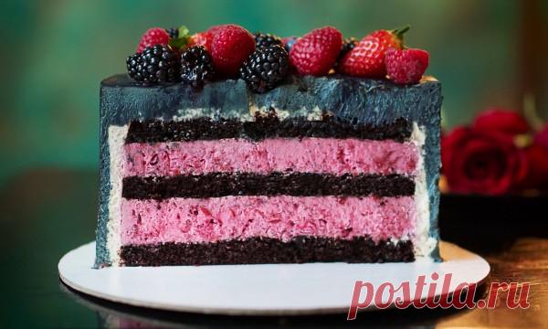 Шоколадно-вишневый торт | HomeBaked