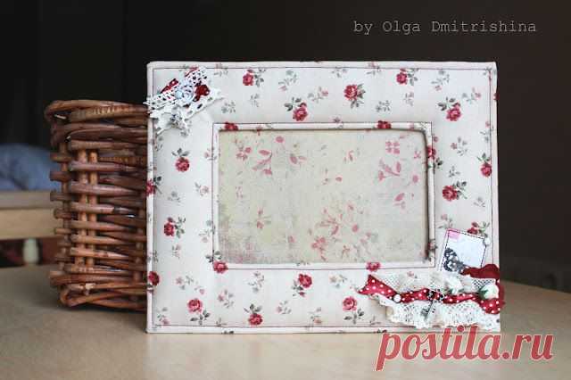 Handmade by Dmitrishina: Обещанный МК по мягкой рамке:) Fabric photoframe tutorial!
