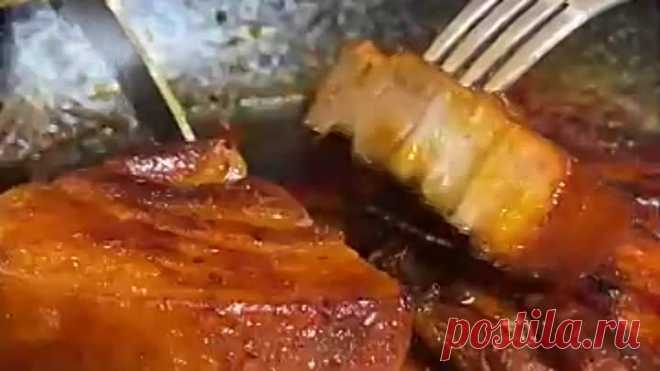 Мясо тает во рту! Грудинка томленая в пиве.