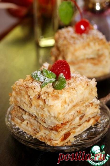 Мильфей с лимонным кремом патисьер - кулинарный рецепт