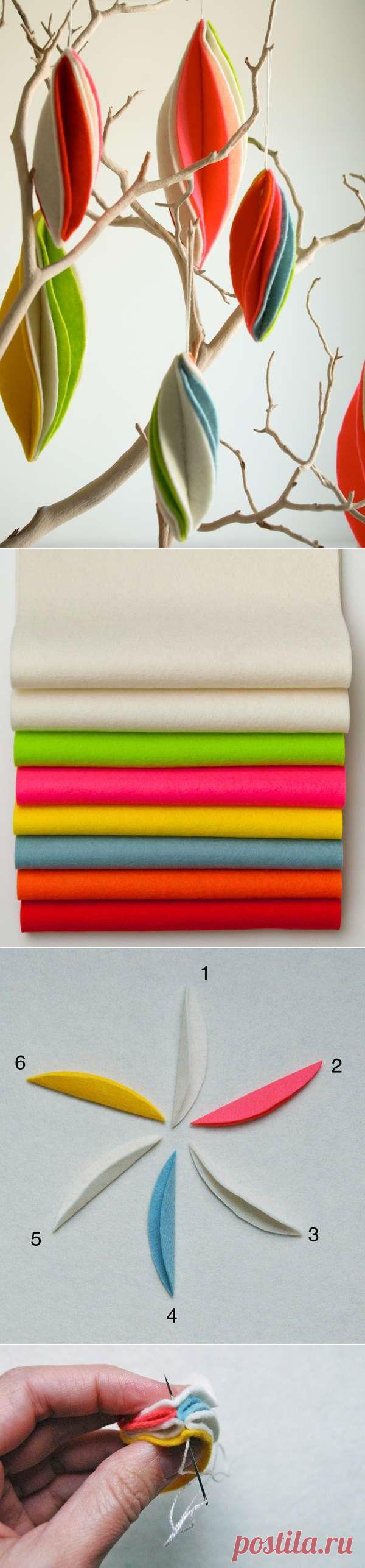 Елочные игрушки своими руками!!! Легко и оригинально!