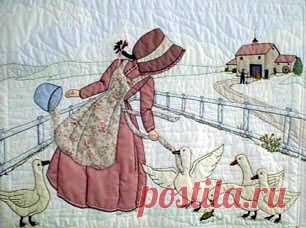 Схемы для потрясающих аппликаций по ткани.