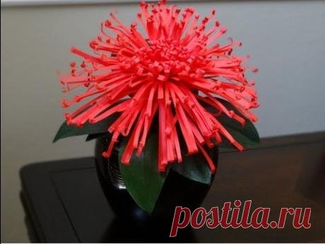 How to make a beautiful and easy paper flower - Mother's day gift