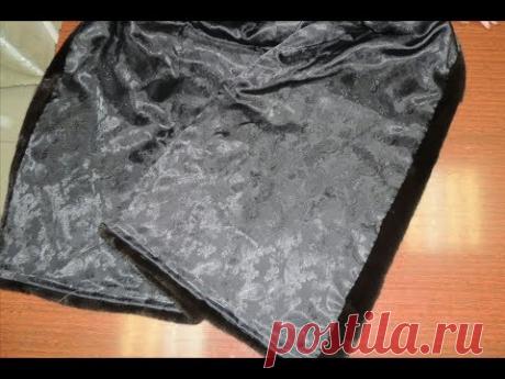 Пошив шубы из норки, 8 часть, обработка и соединение подкладки с изделием.