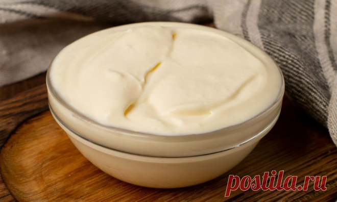 Сметана из магазинного молока: настаивается за ночь и ложка стоит