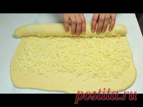 Всего одна начинка, и булочки с сыром невероятные ❗ Сыр в тесте вкуснейшее сочетание!