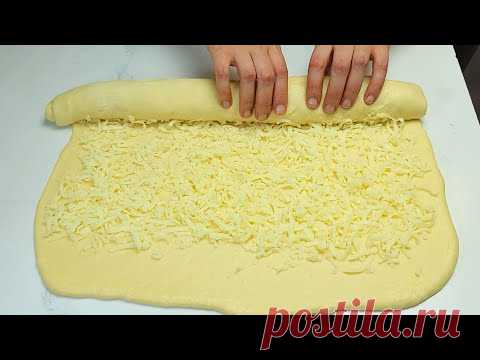 Всего одна начинка, и булочки с сыром невероятные ❗ Сыр в тесте вкуснейшее сочетание!