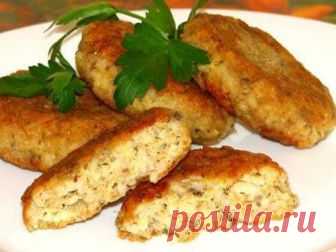 Рыбные котлеты из консервы