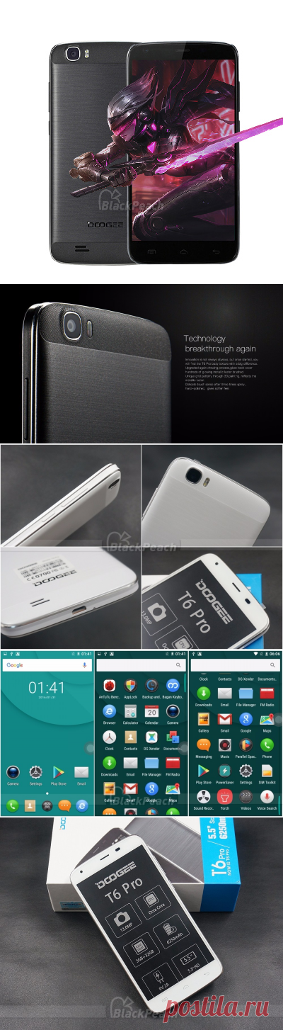 AliExpress GroupBuy Doogee T6 Pro смартфон на Android 6.0, M...