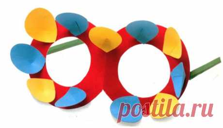 Очки из бумаги - Поделки с детьми | Деткиподелки