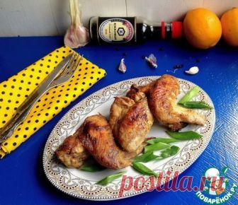 Куриные крылья в сметанно-горчичном соусе - кулинарный рецепт