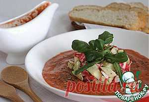 "Гаспачо" с крабами и авокадо - кулинарный рецепт