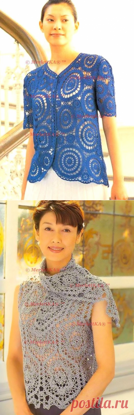 Летняя коллекция женской одежды ☆ вязание крючком