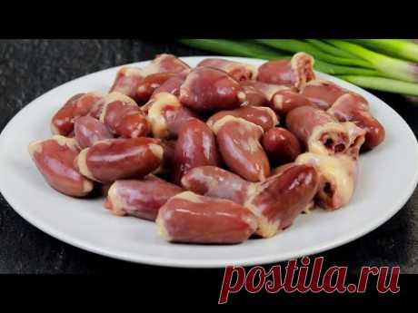Рецепт после которого Вы полюбите Куриные Сердечки - Вкусные Советы