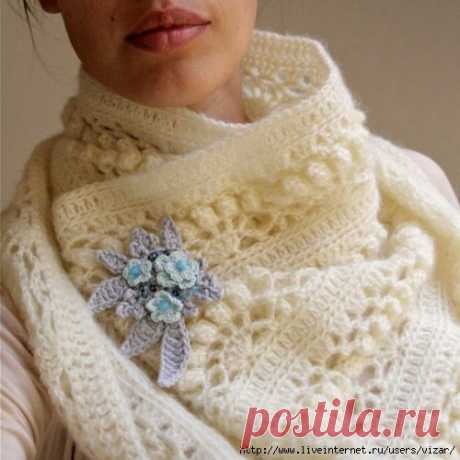 Мохеровый снуд