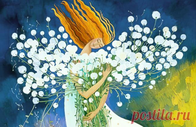 На свидание девушка спешила В туфлях на высоких каблуках И в толпе случайно зацепила Шедшего навстречу старика. Обернулась: «Дедушка, простите!». Поднял он уставшие глаза: «Милая, куда ж вы так спешите?». «Ждут меня, опаздывать нельзя». «Хорошо, когда вас где-то ждут И встречают с радостью на лицах, А моя любовь нашла приют Там, куда могу не торопиться». Девушка взглянула на букет И в глазах застыло сожаление… Он продолжил: «Вот уже семь лет Ей ношу ромашки в день рождения. Их она особенно…