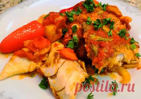 Рыба с овощами