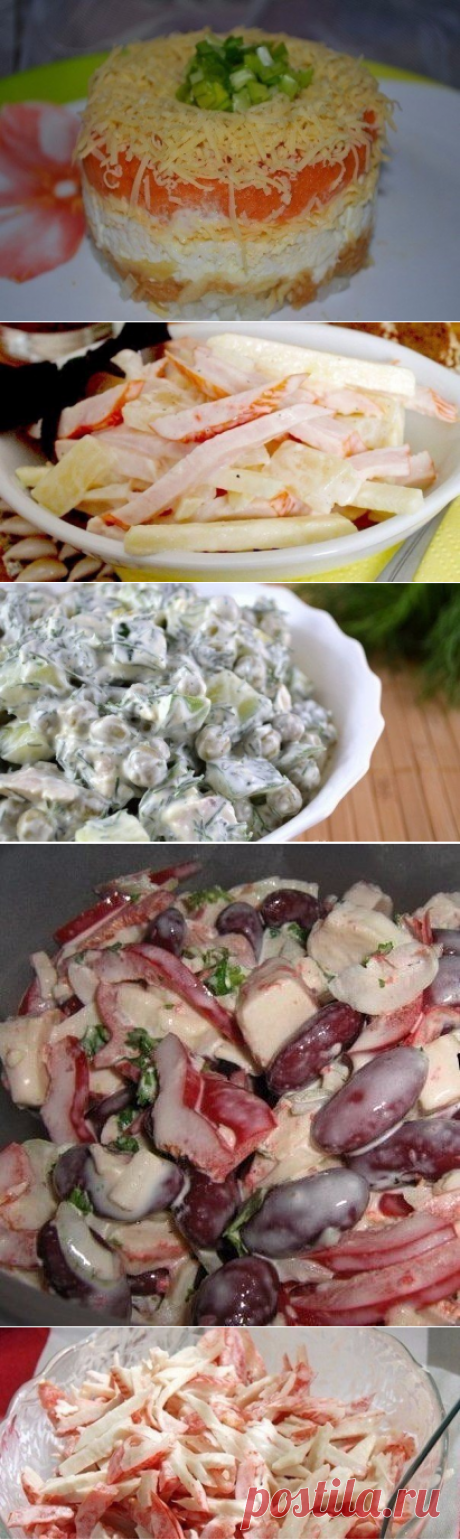 ТОП-10 САМЫХ БЫСТРЫХ САЛАТОВ! ГОТОВЯТСЯ ЗА 10 МИНУТ! | Вкусные рецепты