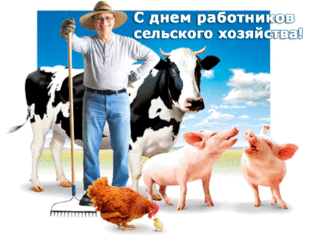 Поздравляю с днем работников сельского хозяйства