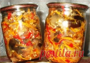 Салат из баклажан на зиму | Рецепты вкусно
