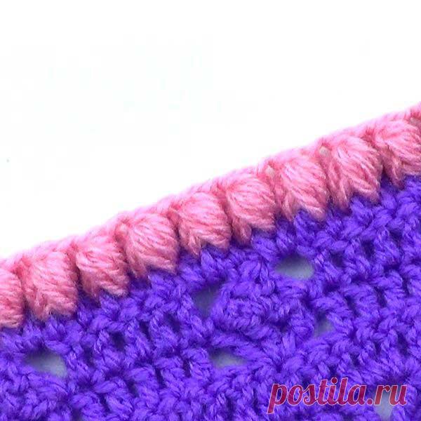 Пышная обвязка края