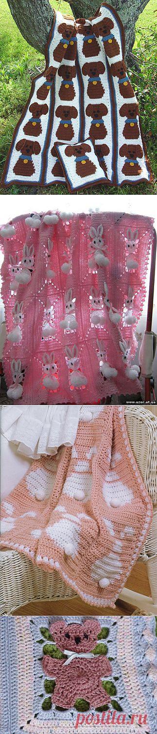 Пледы детские.