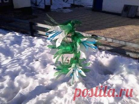Цветы из пластиковых бутылок ( № - 1 ) , своими руками. - YouTube