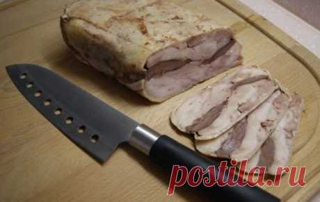 Ветчина куриная в пакете Тетра Пак