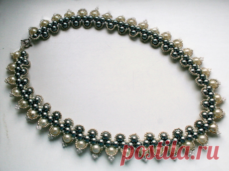 Free beading pattern for necklace Prima | Beads Magic
