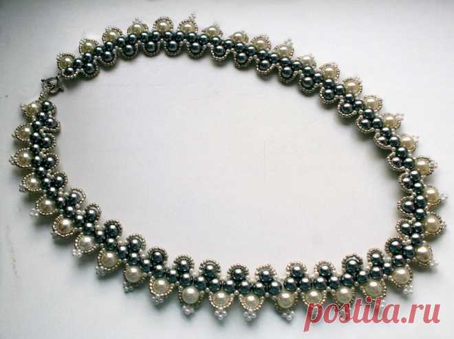 Free beading pattern for necklace Prima | Beads Magic