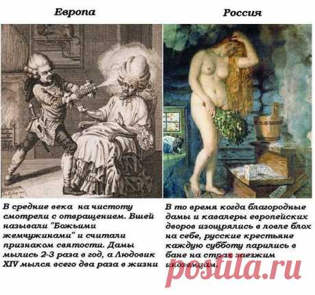 Шокирующие факты о гигиене в Европе 18 века !!