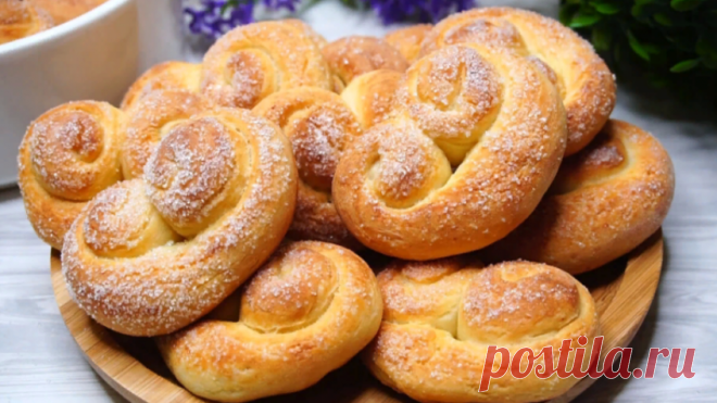 У меня часто остается творог в холодильнике, чтобы не пропал, пускаю в выпечку. Крендели из творога | Готовим с Калниной Натальей | Дзен
