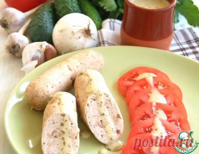Молочные куриные паровые сардельки – кулинарный рецепт