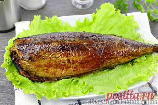 Рецепт: Запечённая скумбрия с соевым соусом (в фольге) на RussianFood.com