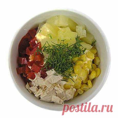 ♦ НАСЛАЖДЕНИЕ ♦ 
Курица, ананас, болгарский перец, яблоко.
