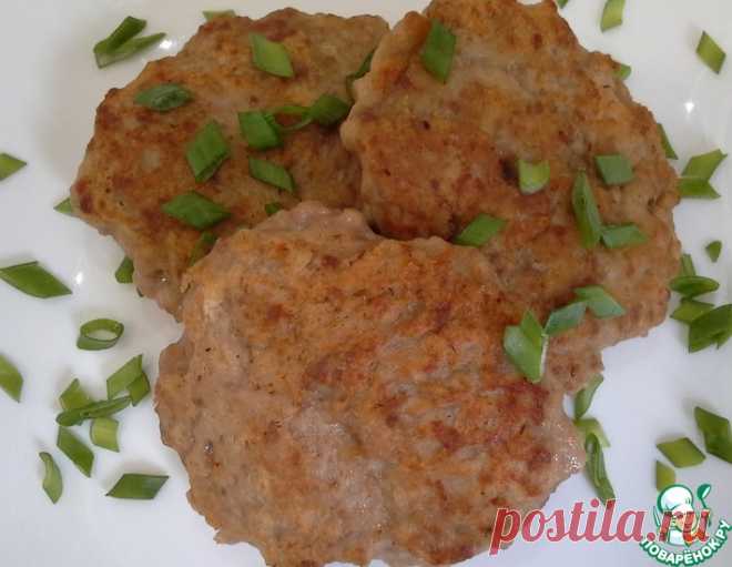 Мясные оладьи –