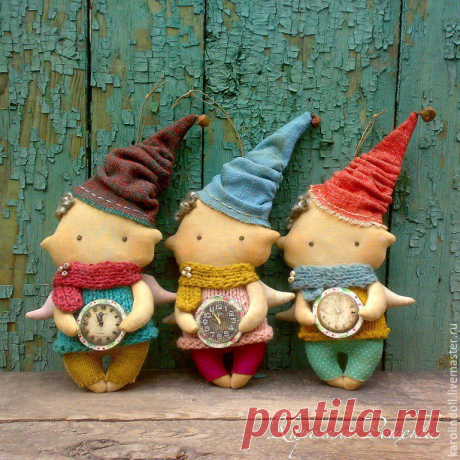 Текстильные куклы и игрушки мастера Каролина Рощенко (karolindoll) Ч.1