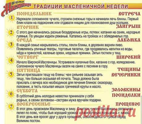 Масленица в 2017 году: когда начнется и как праздновать по дням недели
