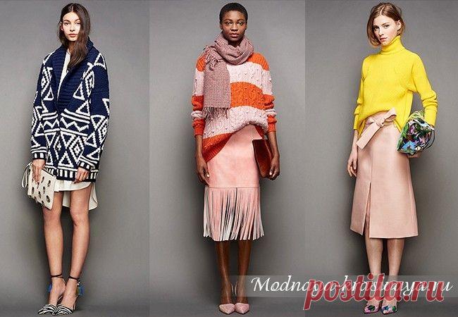 Модные свитера и кофты осень-зима 2015-2016, фото-обзор