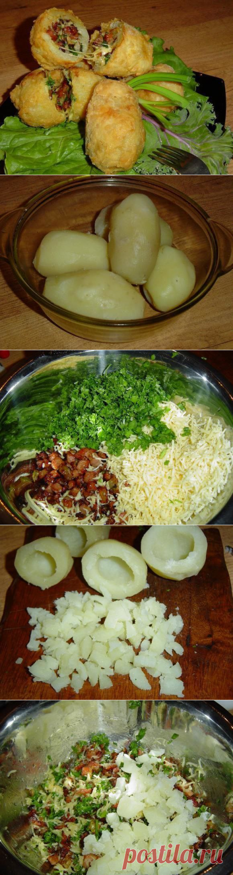 Картофель, всеми любимый, а с начиночкой - просто вкуснейший, с хрустящей корочкой..
