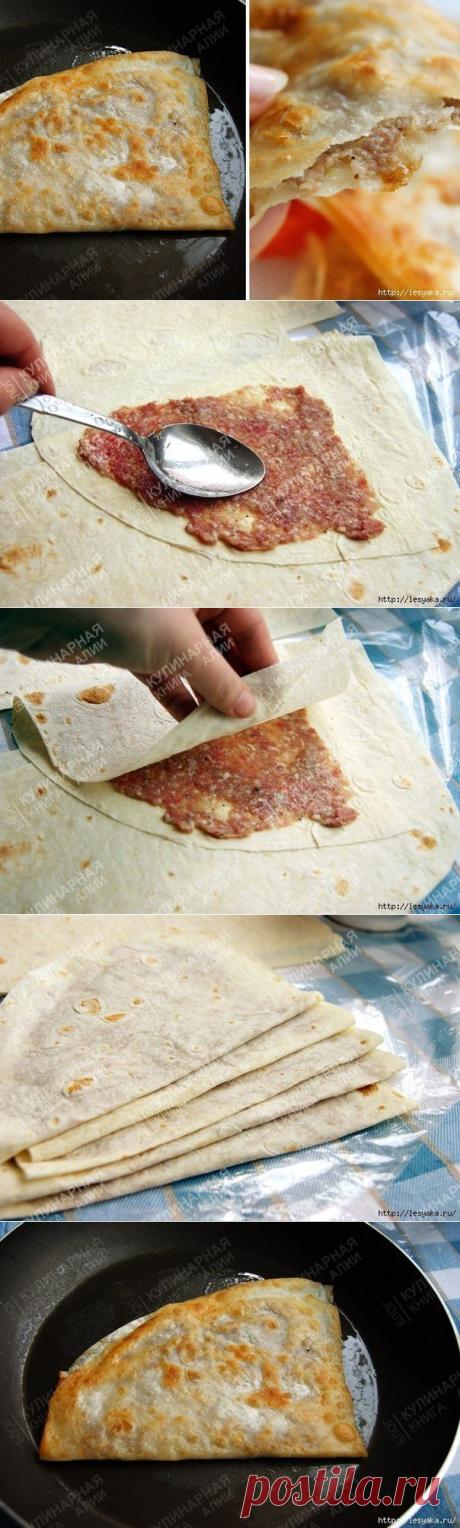 Ленивые чебуреки - быстро и вкусно! | Готовим вместе