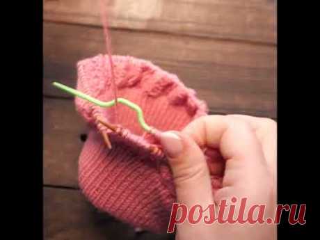 Knited cable hat #knitt #knittingpatern #örgü