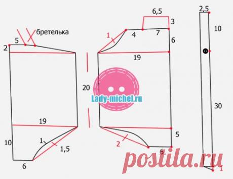 Выкройка песочника - Одежда для малышей - Выкройки для  - Каталог статей - Выкройки для детей, детская мода