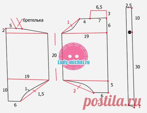 Выкройка песочника - Одежда для малышей - Выкройки для  - Каталог статей - Выкройки для детей, детская мода