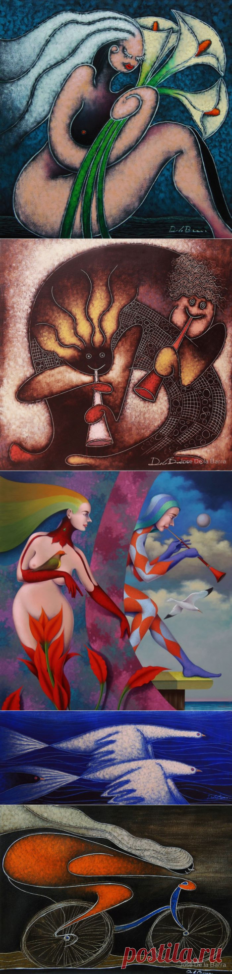 Перуанский художник Jose De la Barra
