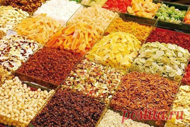19 самых полезных сушёных продуктов / Будьте здоровы